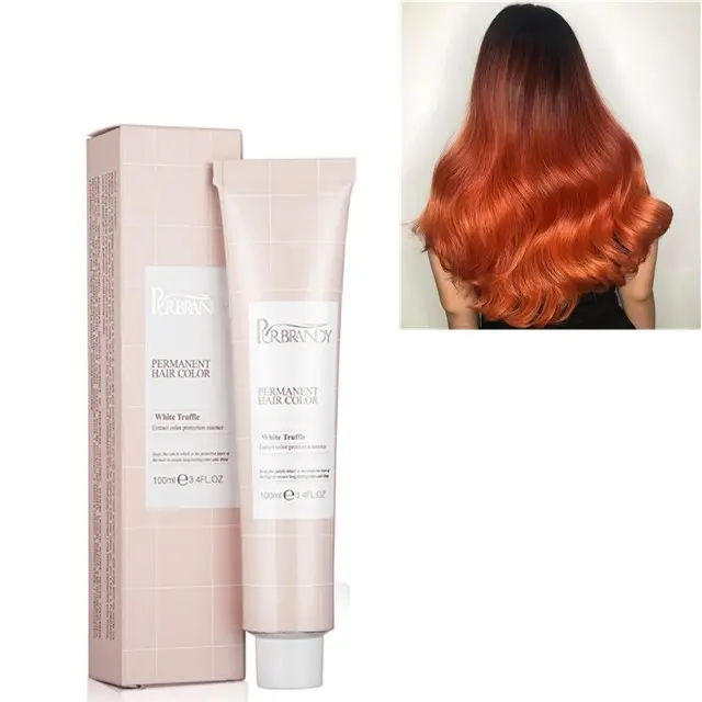 Best Quality 100% Tested Top Efficient Hair Dye Natural Silky Permanent Hair Color Cream For Damaged Hair