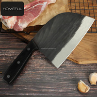 Couteau de boucher robuste en acier inoxydable forgé et coupe-légumes professionnel, couteau de boucher tranchant pour la préparation de la viande