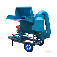 Batteuse à maïs diesel de petite taille, de haute qualité, portable, pratique, mobile, pour le riz, le blé, le millet, le sorgho, les haricots secs, usine
