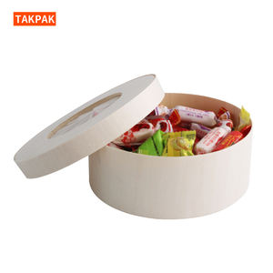 Boîte à lunch en bois biodégradable plateau d'assiette récipient alimentaire sûr planches de charcuterie assiette en bois - Product Image 5