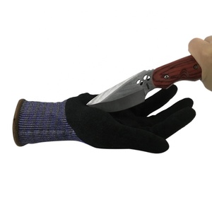 de nivel 5 caucho de nitrilo-butadieno Examen de antideslizante resistente al corte guantes para el almacén desventajas - Product Image 5