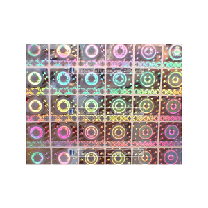Autocollant d'hologramme personnalisé adhésif de vinyle imprimant des autocollants découpés Holo permanents - Product Image 6
