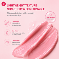Baume à lèvres hydratant brillant PDRN au collagène rose, stick hydratant repulpant, soin des lèvres K-Beauty pour tous types de lèvres 10g