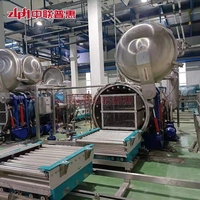 Autoclave de stérilisation alimentaire en acier inoxydable 304 pour bouteilles, sachets, boîtes de conserve, pasteurisation à haute température, équipement industriel de mise en conserve