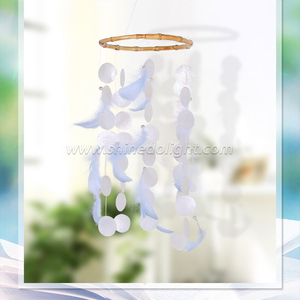 Natural Shell <span class=keywords><strong>Dream</strong></span> Catcher ornamenti per la casa regali innovativi campanelli eolici piume Dreamcatcher decorazioni per arazzi da esterno - Product Image 3