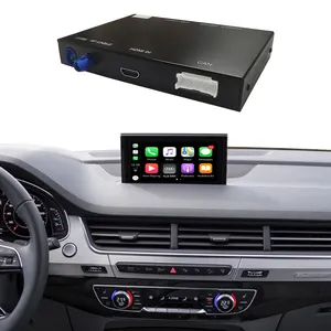 Interface multimídia audi q7, decodificador multimídia sem fio android auto carplay para audi q7 (2016-2019) com sistema mib ou mib2