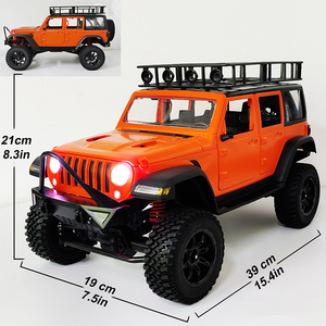 MN128 Wrangler 4x4 Elettrico Radiocomandato 2.4G 4WD Camion Scala <span class=keywords><strong>1</strong></span>:<span class=keywords><strong>12</strong></span> ad Alta Velocità Fuoristrada per Arrampicata su Roccia, Giocattolo Professionale - Product Image 5