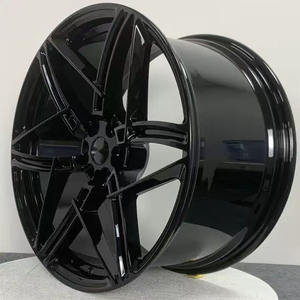 Rueda de coche de pasajeros caliente 18 19 20 21 22 pulgadas llanta de coche de aluminio forjado negro para <span class=keywords><strong>Mercedes</strong></span> W221 W201 W126 <span class=keywords><strong>Cla</strong></span> W124 Amg - Product Image 3