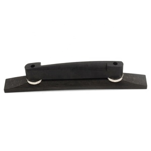 Puente de madera de ébano duradero para guitarra jazz archtop de 6 cuerdas, piezas de repuesto - Product Image 1