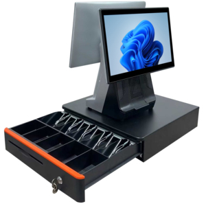 Pantalla dual Sistema POS táctil de 15,6 pulgadas Segunda pantalla para máquina <span class=keywords><strong>Registradora</strong></span> para Servicios de Impuestos - Product Image 4