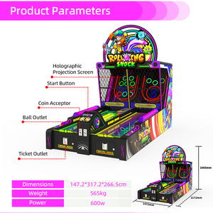 Máquina <span class=keywords><strong>de</strong></span> Bolos Operada con Monedas, Diseño Exclusivo <span class=keywords><strong>de</strong></span> IP, Nueva en Equipos <span class=keywords><strong>de</strong></span> Juegos <span class=keywords><strong>de</strong></span> Arcade - Product Image 5