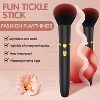 Neuer Stil Mini Tragbarer Vibrator Erotikspielzeug für Frauen Make-up-Pinsel-Form Diskreter Vibrator Nippel G-Punkt Klitoris-Stimulator