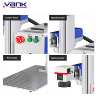 Mesin cetak penanda Laser serat Mopa 50W 70W 100W mesin ukir baja tahan karat tembaga emas logam Laser