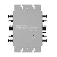 Panneau solaire WVC PV 220V/110V micro-onduleur solaire à sens automatique 1200W 2000W avec modes Wifi/BT
