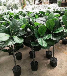 Árbol Artificial Ficus Lyrata de 200 cm, Planta Artificial en Maceta Grande para Decoración de Bodas, Hogar y Centros Comerciales - Product Image 6