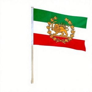 Drapeau Persan Iranien Personnalisé FA24, Design Lion Soleil Révolutionnaire et Historique, pour Véhicules - Product Image 3