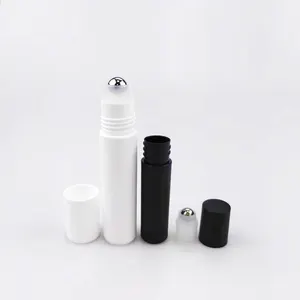 Cilindro rodada vazio PP 3ml5ml8ml10ml15ml20ml30ml roll on garrafa de plástico para o óleo essencial