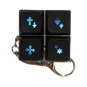 Teclas Mecánicas Personalizadas con Forma de Botón para Dedos, Calmantes y Antiestrés para Oficina, Llavero de Regalo para Niños y Adultos - Product Image 5