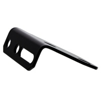 Kit de rayonnage à rouleaux en métal noir thermolaqué avec supports réglables à fentes pour tondeuse autoportée à braquage zéro, large couverture
