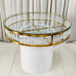 FURUN nouveauté moderne en acier inoxydable Rectangle pièce maîtresse intérieur événement décorations de mariage pour les mariages - Product Image 2