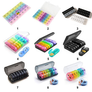 Organizador de Pastillas de Gran Capacidad para 7 Días, Dispensador de Medicamentos, Planificador Semanal de Medicamentos para Vitaminas y Aceite de Pescado - Product Image 3