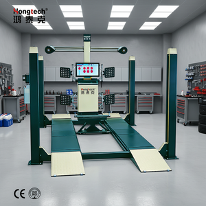 Pont élévateur quatre colonnes avec plateformes tournantes pour alignement 3D des roues, pour <span class=keywords><strong>garage</strong></span> et atelier - Product Image 1