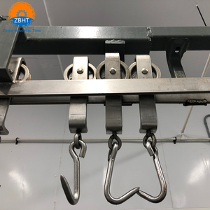 Poulie à rail plat robuste en SUS304 avec roulement en cuivre pour machine de traitement de <span class=keywords><strong>la</strong></span> viande en abattoir, <span class=keywords><strong>boucherie</strong></span> CE - Product Image 5