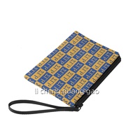 Porte-monnaie de voyage portable de haute qualité avec design personnalisé de l'alphabet grec Sigma Gamma Rho Sisters et porte-carte d'identité