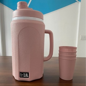 Juego de 5 piezas de hervidor de agua aislado de 2.8L, diseño minimalista moderno, vasos de plástico con espuma de poliuretano para el hogar, fiesta de cumpleaños - Product Image 2