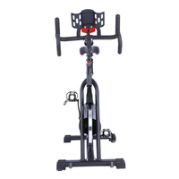 Bicicleta estática de spinning de acero inoxidable - Venta directa de fábrica al por mayor para gimnasio en casa, bicicleta de ejercicio de 6 kg para ciclismo indoor con pantalla LCD