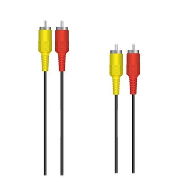 Original 1980s for Nintendo for NES Console AV Cable NES-001 Yellow Red Prong Audio Video Lead Cord US NTSC Game Accessories