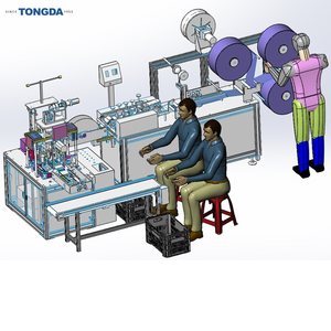 Ear <span class=keywords><strong>loop</strong></span> face mask making machine <span class=keywords><strong>3</strong></span> ply mask making machine price - Product Image 3
