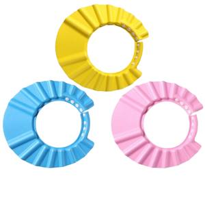 Chapeau de Bain Doux et Écologique Réglable pour Enfants Protection des <span class=keywords><strong>Oreilles</strong></span> Bonnet de Douche pour Bébé Fabriqué en Matériel EVA - Product Image 1