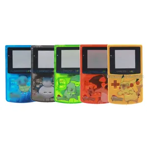 New Housing Shell Case Pack For Customized Limited Retro Patterns Nintend GameBoy Color For GBC Console Replacement Shell Case