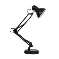 Lampe de bureau LED portable en plastique, électrique, contrôlée par application, avec pince réglable, bras articulé, pour étude, lecture en dortoir et usage domestique