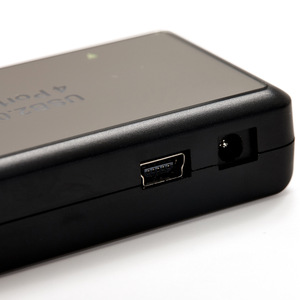 <b>USB</b> 2.0 4 Port <b>Hub</b> Plastic Desktop Expansion With Power Cable For Computer Peripherals - Product Image 5