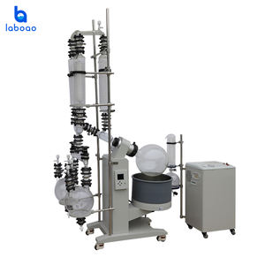 Evaporador Rotatorio al Vacío Industrial Laboao de 20L con Doble Condensador y Frascos Receptores en Venta - Product Image 4