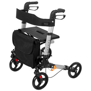 Andador Multifuncional Plegable de Altura Ajustable de Aleación de Aluminio con Capacidad de 150 kg para Uso de Personas Mayores - Product Image 3