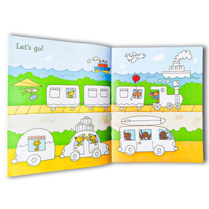 Livre d'apprentissage précoce pour enfants personnalisé couleur enfants couverture souple livre imprimé Animal autocollant livre pour enfants autocollant impression - Product Image 2