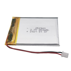Batterie lithium-ion 3,7 V 260 mAh UN38.3 CE 252940, pochette carrée, pour appareil photo numérique / caméscope, montre connectée, <span class=keywords><strong>tracker</strong></span> de fitness - Product Image 2