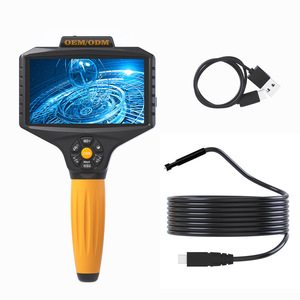 Handheld Industrial Endoscope 5-Inch Screen 2MP Camera Waterproof 5M Working Length With USB Cable And Probe - Product Image 1