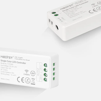 Miboxer fut036sa kits de contrôleur led couleur unique rond 2.4g s1 sunrise rf contrôle de gradation à distance DC12-24V 12A PWM gradateur 12V
