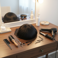 Perruque Lassiewig personnalisée 100% cheveux indiens Remy, lisses 30mm, densité 120%, nouée à la main, double nœud, base en PU style peau, pour hommes atteints d'alopécie