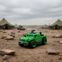 Jouet de véhicule militaire tactique pour garçons, voiture d'aventure en plastique pour enfants de 4 à 12 ans, jeu en plein air