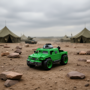 Jouet de véhicule militaire tactique pour enfants, voiture d'aventure en plastique pour jeux en plein air - Product Image 3