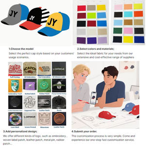 Casquettes <span class=keywords><strong>de</strong></span> golf imperméables en polyester à 5 panneaux avec logo personnalisé, patch <span class=keywords><strong>PVC</strong></span>, Gorras Personalizadas, casquettes <span class=keywords><strong>de</strong></span> baseball à trous découpés au laser pour sports <span class=keywords><strong>de</strong></span> plein air - Product Image 6