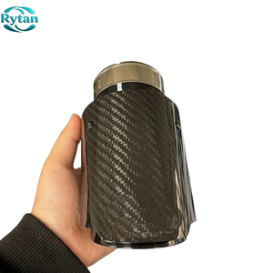 Puntas de <span class=keywords><strong>escape</strong></span> de fibra de carbono Rytan Factory, universales <span class=keywords><strong>para</strong></span> automóvil, de acero inoxidable y fibra de carbono brillante, <span class=keywords><strong>para</strong></span> <span class=keywords><strong>Akrapovic</strong></span>, con interior negro. - Product Image 5