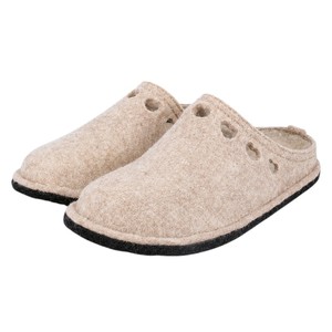 Premium Ladies' <b>Wool</b> Felt <b>Slippers</b> Soft Latex Sole Anti Slip Warm Comfortable House Shoes for Autumn Winter Indoor Home - Product Image 1
