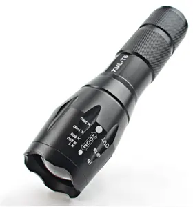 Rechargeable Bolder LED Flashlight Pocket-Sized Torch IPX5 Water-Resistant Zoomable