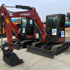 Mini-excavatrice d'occasion Yanmar VIO60 6 tonnes 95% neuve 2022 avec composants essentiels (pompe à engrenages, roulement) à prix réduit - Product Image 1